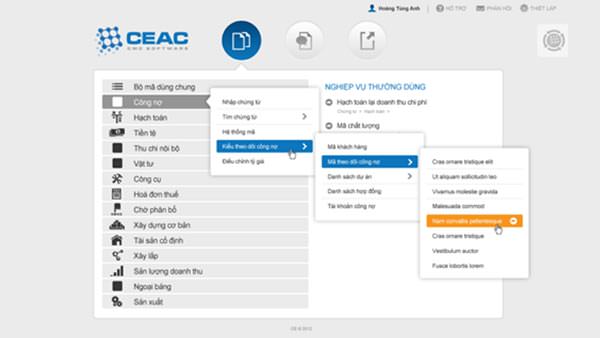 Phần mềm kế toán CeAC
