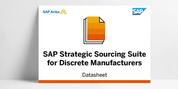 SAP Strategic Sourcing Suite for Discrete Manufacturing giúp doanh nghiệp định giá sản phẩm hợp lý