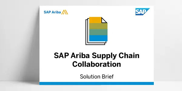 SAP Ariba Supply Chain Collaboration for Buyers giúp quản lý chuỗi cung ứng toàn diện